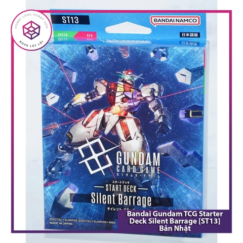 Thẻ bài Bandai Gundam TCG Starter Deck Silent Barrage [ST13] Bản JP [TCG]