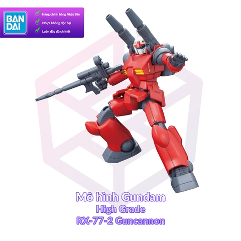 Mô Hình Gundam Bandai HG 190 RX-77-2 Guncannon 1/144 MS Gundam UC [GDB] [BHG]