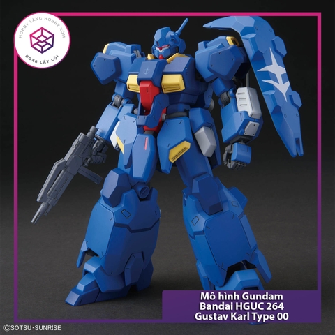 Mô hình Gundam Bandai HGUC 264 Gustav Karl Type 00 1/144 [GDB] [BHG]
