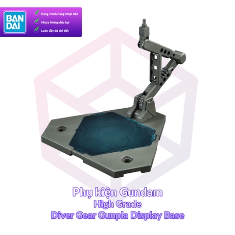 Đế trưng bày Gundam Bandai HG 034 Diver Gear Gunpla Display Base 1/144 Build Divers [MKB] [BHG]