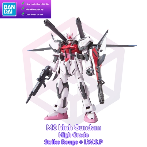 Mô Hình Gundam Bandai HG Strike Rouge + I.W.S.P 1/144 SEED Gundam MSV [GDB] [BHG]