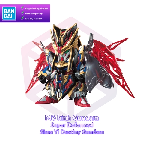 Mô Hình Gundam Bandai SD 024 Sima Yi Destiny Tư Mã Ý Gundam Sangoku Soketsuden [GDB] [BSD]