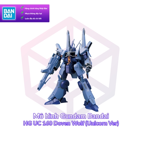 Mô hình Gundam Bandai HG UC 160 Doven Wolf (Unicorn Ver) 1/144 [GDB] [BHG]