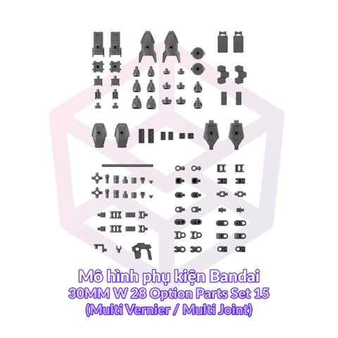 Mô hình phụ kiện Bandai 30MM W 28 Option Parts Set 15 (Multi Vernier / Multi Joint) [GDB] [30MM]