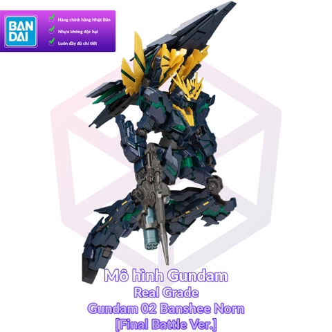 Mô Hình Gundam P-Bandai RG Unicorn Gundam 02 Banshee Norn [Final Battle Ver] 1/144 Gundam Unicorn [GDB] [BRG]