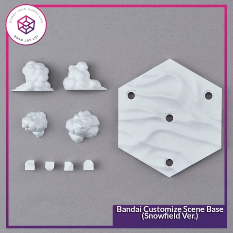 Đế trưng bày Bandai Customize Scene Base (Snowfield Ver.) [TAM]