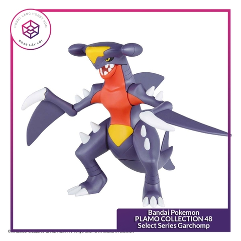 Mô hình Bandai Pokemon PLAMO COLLECTION 48 Select Series Garchomp [GDB] [MKB]