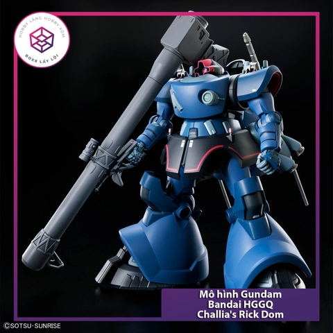 Mô hình Gundam Bandai HGGQ Challia's Rick Dom (GQ) 1/144 [GDB] [BHG]