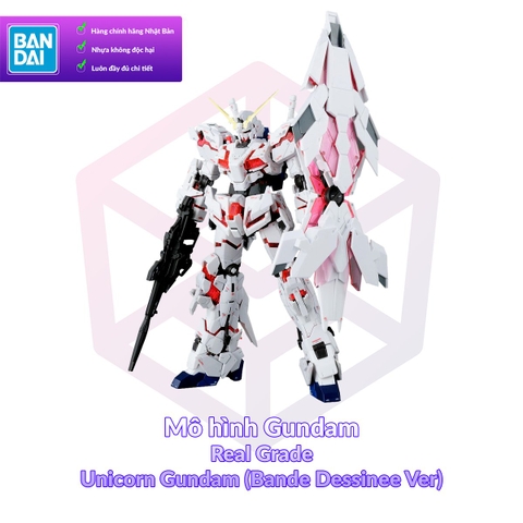Mô Hình Gundam Bandai RG 25 Unicorn Gundam (Bande Dessinee Ver) 1/144 UC [GDB] [BRG]