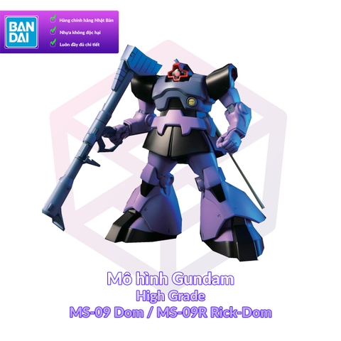 Mô Hình Gundam Bandai HG UC 059 MS-09 Dom / MS-09R Rick-Dom 1/144 MS Gundam [GDB] [BHG]