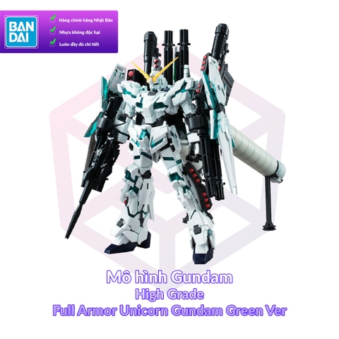 Mô Hình Gundam Bandai HG 178 Full Armor Unicorn Gundam Green Ver 1/144 MS Gundam UC [GDB] [BHG]