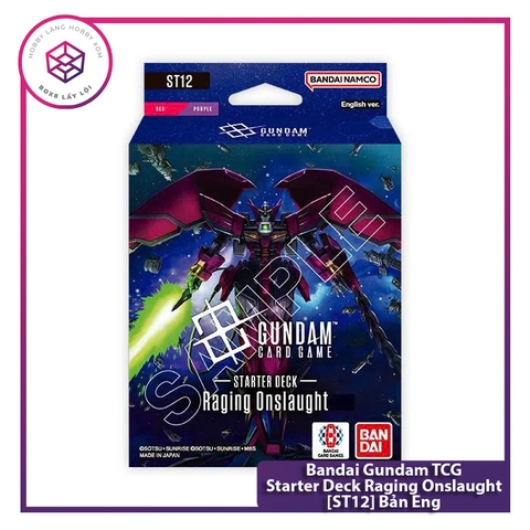 Thẻ bài Bandai Gundam TCG Starter Deck Raging Onslaught [ST12] Bản Eng [TCG]