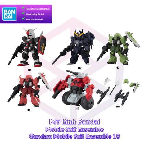 Mô hình Bandai Mobile Suit Gundam Mobile Suit Ensemble 18 [FCH]
