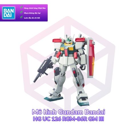 Mô hình Gundam Bandai HG UC 126 RGM-86R GM III 1/144 [GDB] [BHG]