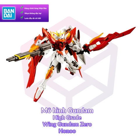 Mô Hình Gundam Bandai HG 033 Wing Gundam Zero Honoo 1/144 Build Fighters Honoo Try [GDB] [BHG]