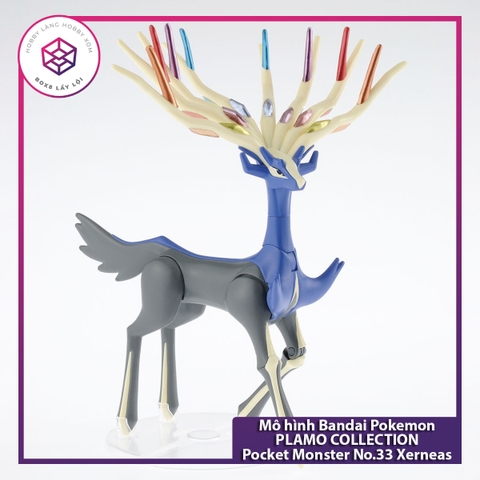 Mô hình Bandai Pokemon PLAMO COLLECTION Pocket Monster No.33 Xerneas [GDB]