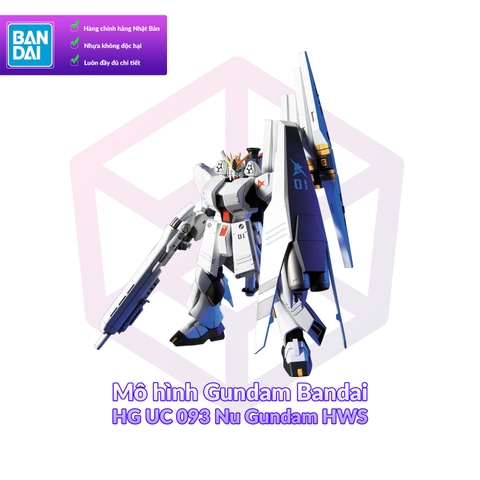 Mô hình Gundam Bandai HG UC 093 Nu Gundam HWS 1/144 Gundam Char’s Counterattack [GDB] [BHG]