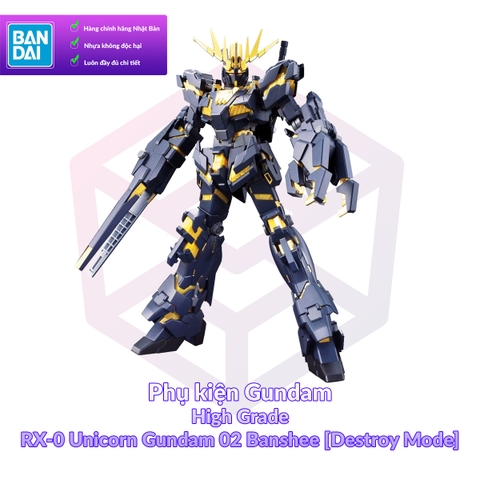 Mô Hình Gundam Bandai HG 134 RX-0 Unicorn Gundam 02 Banshee [Destroy Mode] 1/144 UC [GDB] [BHG]