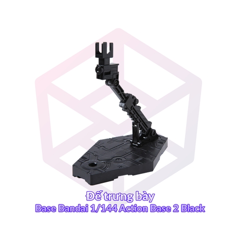 Đế trưng bày Base Bandai 1/144 Action Base 2 Black [TAM]