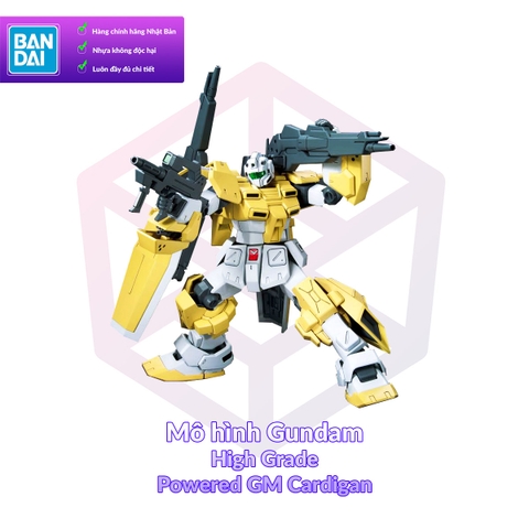 Mô Hình Gundam Bandai HG 019 Powered GM Cardigan 1/144 Build Fighters Try [GDB] [BHG]