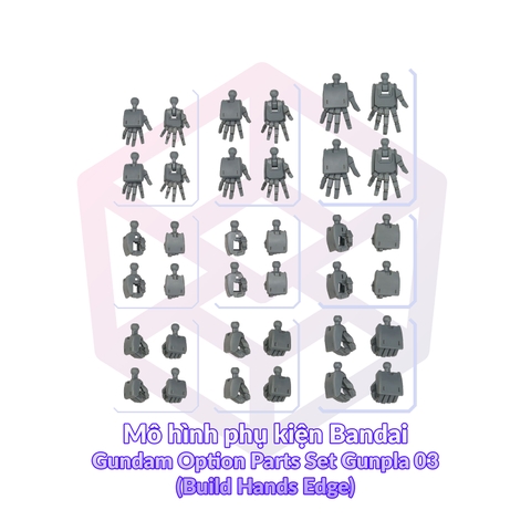 Mô hình phụ kiện Bandai Gundam Option Parts Set Gunpla 03 (Build Hands Edge) [GDB]