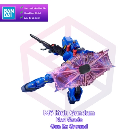 Mô Hình Gundam P-Bandai RE/100 Gun Ez Ground Type [BLUEBIRD TEAM COLORS] 1/100 Victory Gundam [GDB] [BNG]