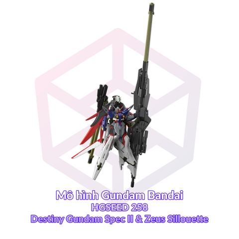 Mô hình Gundam Bandai HGSEED 258 Destiny Gundam Spec II & Zeus Sillouette 1/144 [GDB] [BHG]