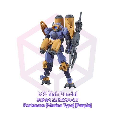 Mô hình Bandai 30MM 22 bEXM-15 Portanova (Marine Type) [Purple] [GDB] [30MM]