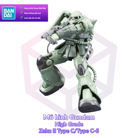 Mô Hình Gundam Bandai HG 16 Zaku II Type C Type C5 1/144 GTO [GDB] [BHG]