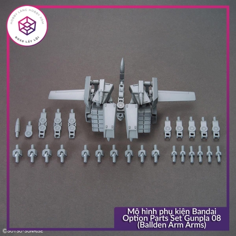 Mô hình phụ kiện Bandai Option Parts Set Gunpla 08 (Ballden Arm Arms) [GDB] [MKB]
