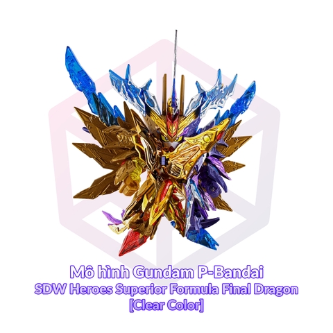 Mô hình Gundam P-Bandai SDW Heroes Superior Formula Final Dragon [Clear Color] [GDB] [BSD]