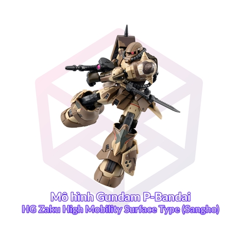Mô hình Gundam P-Bandai HG Zaku High Mobility Surface Type (Sangho) 1/144 MS Gundam [GDB] [BHG]