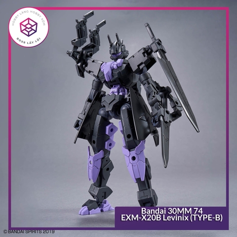 Mô hình Bandai 30MM 74 EXM-X20B Levinix (TYPE-B) 1/144 [GDB] [30MM]