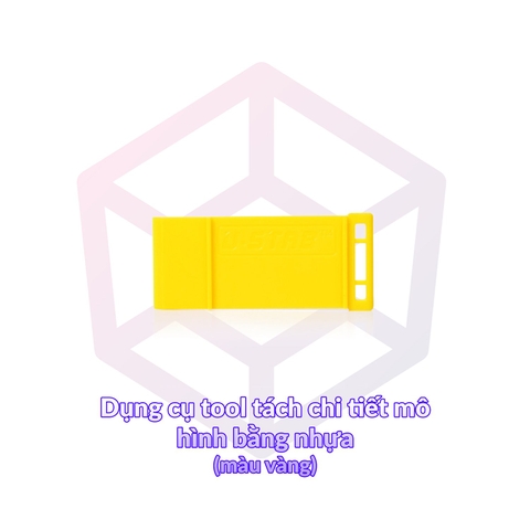 Dụng cụ tháo chi tiết mô hình lắp nhầm bằng nhựa tách part màu vàng - Tool [TAM]