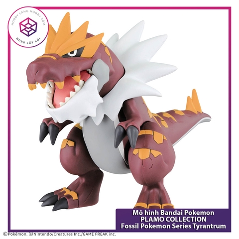 Mô hình Bandai Pokemon PLAMO COLLECTION Fossil Pokemon Series Tyrantrum [GDB]