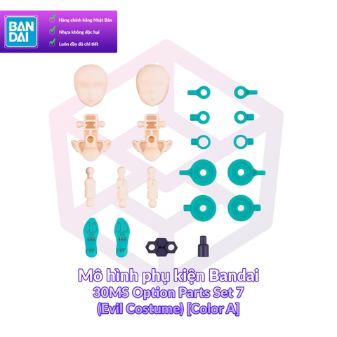 Mô hình phụ kiện Bandai 30MS Option Parts Set 7 (Evil Costume) [Color A] [GDB] [30MS]