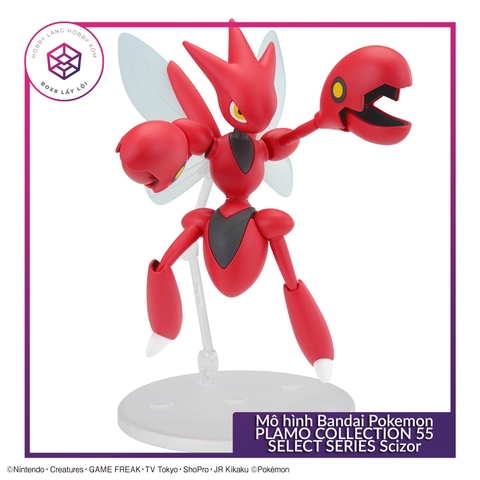 Mô hình Bandai Pokemon PLAMO COLLECTION 55 SELECT SERIES Scizor [GDB] [MKB]