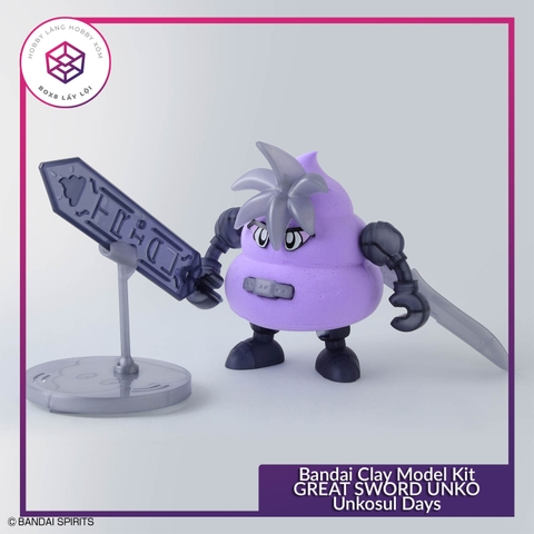 Mô hình đất nặn Bandai Clay Model Kit GREAT SWORD UNKO - Unkosul Days [GDB]