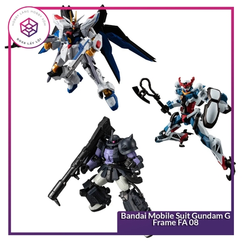 Mô hình Gundam Bandai Mobile Suit Gundam G Frame FA 08 Full Set [GDB] [FCH]