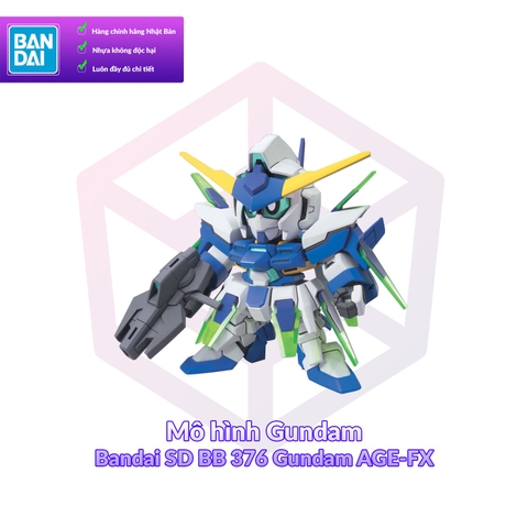 Mô hình Gundam Bandai SD BB 376 Gundam AGE-FX [GDB] [BSD]