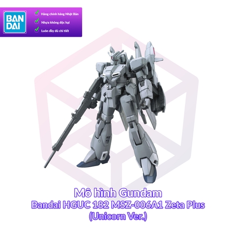 Mô hình Gundam Bandai HGUC 182 MSZ-006A1 Zeta Plus (Unicorn Ver.) 1/144 MS Gundam UC [GDB] [BHG]