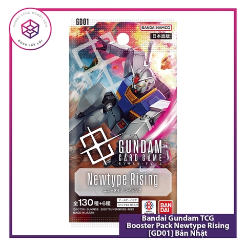 Thẻ bài Bandai Gundam TCG Booster Pack Newtype Rising [GD01] Bản Nhật (JP) [TCG]