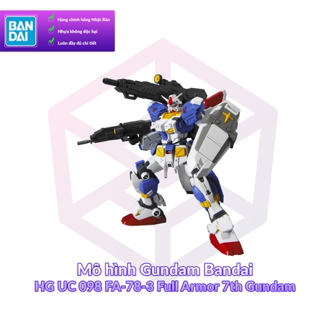 Mô hình Gundam Bandai HG UC 098 FA-78-3 Full Armor 7th Gundam 1/144 [GDB] [BHG]