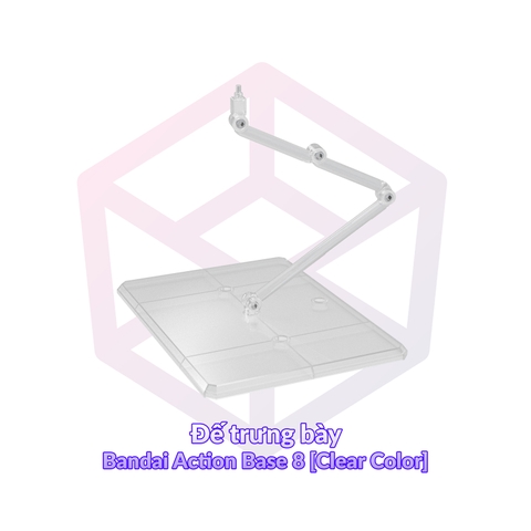 Đế trưng bày Bandai Action Base 8 [Clear Color] [TAM]