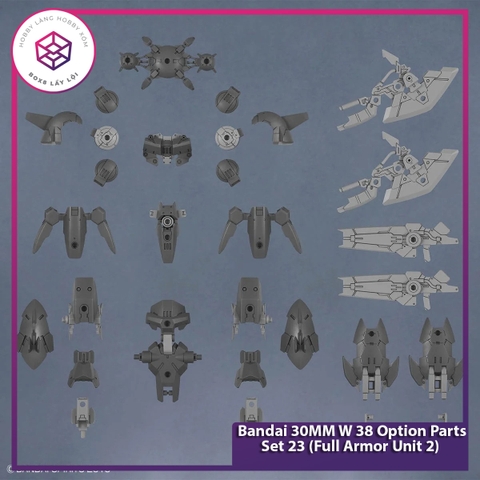 Mô Hình Bandai 30MM W 38 Option Parts Set 23 (Full Armor Unit 2) [GDB] [30MM]