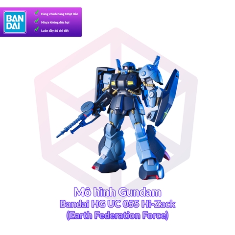 Mô hình Gundam Bandai HG UC 055 Hi-Zack (Earth Federation Force) 1/144 Zeta Gundam [GDB] [BHG]