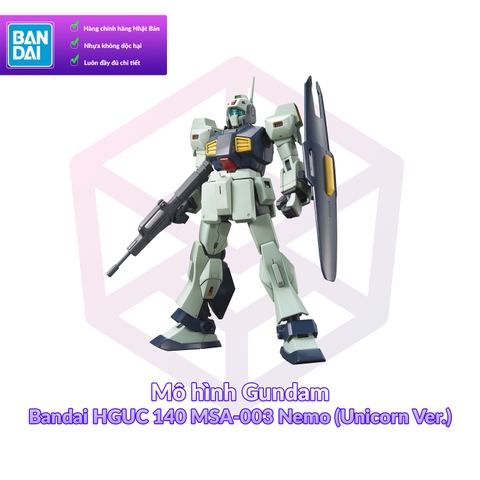 Mô hình Gundam Bandai HGUC 140 MSA-003 Nemo (Unicorn Ver.) 1/144 MS Gundam UC [GDB] [BHG]