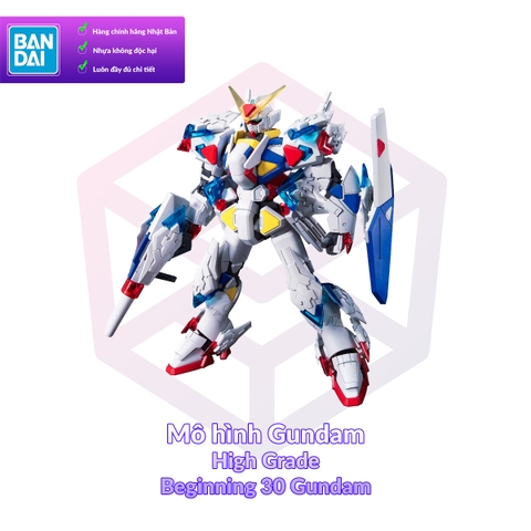 Mô Hình Gundam Bandai HG 30 Beginning 30 Gundam 1/144 Gunpla Builders Beginning [GDB] [BHG]