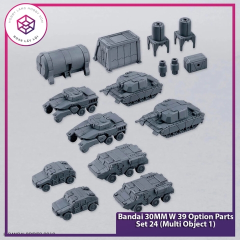 Mô Hình Bandai 30MM W 39 Option Parts Set 24 (Multi Object 1) [GDB] [30MM]
