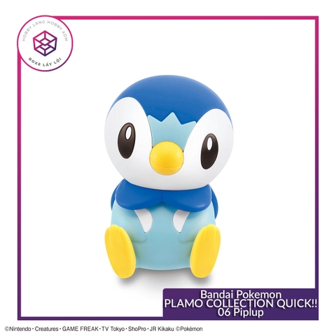 Mô hình Bandai Pokemon PLAMO COLLECTION QUICK!! 06 Piplup [GDB] [MKB]